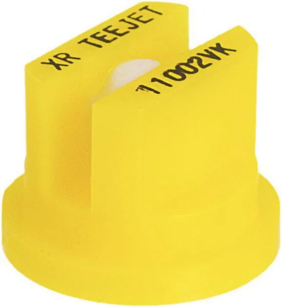 TeeJet - XR11002VK - Flat Fan Nozzle XR 110° 02 Yellow Ceramic TeeJet