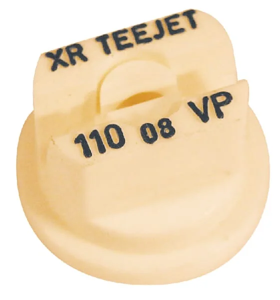 TeeJet - XR11008VP - Flat Fan Nozzle XR 110° 08 White Plastic TeeJet