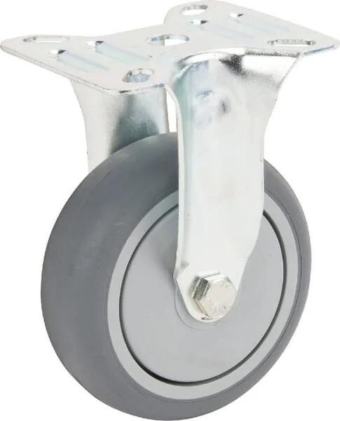 Tente - 2478PJP075P60 - Fixed Wheel Rubber Flange Plate
