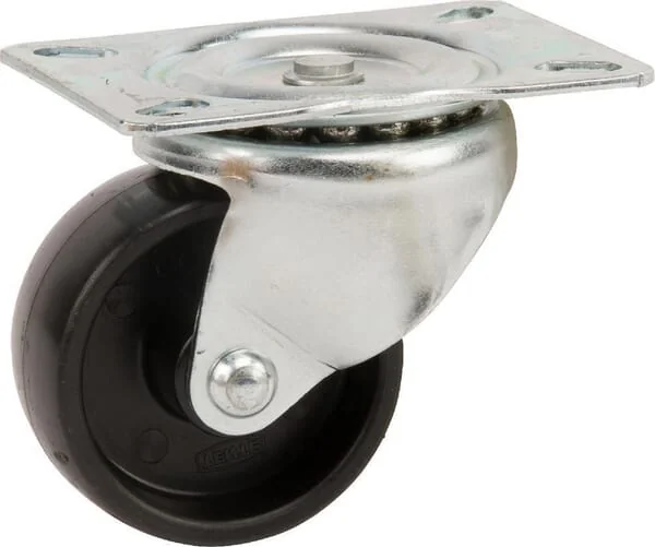 Tente - 3430POO065P609570 - Swivel Wheel Polypropylene Flange Plate