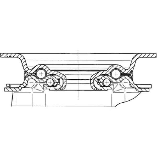 Tente - 3470UOJ125P62 - Tente Swivel Casters With Polyamide Wheel
