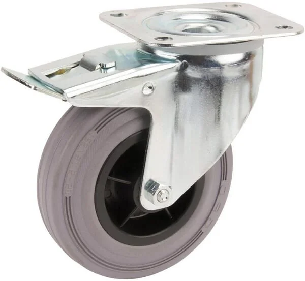 Tente - 3477PIR125P62 - Tente Swivel Casters with Black Rubber Tire