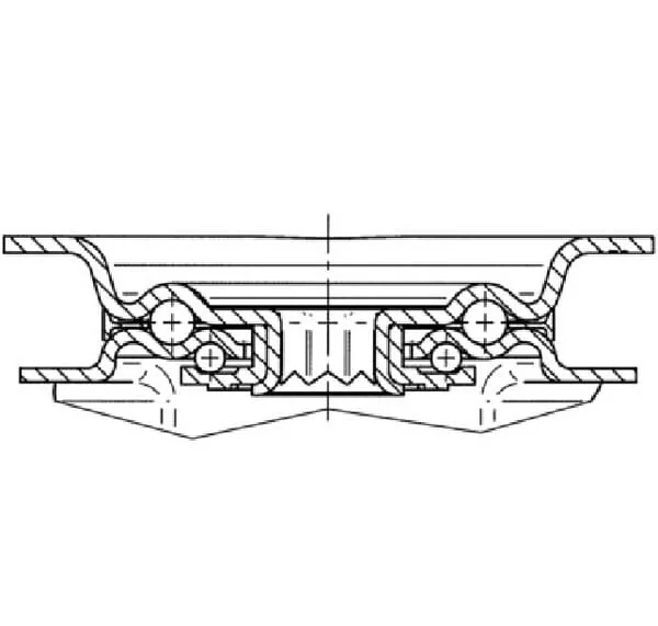 Tente - 3477UOJ100P62 - Tente Swivel Casters with Polyamide Wheel