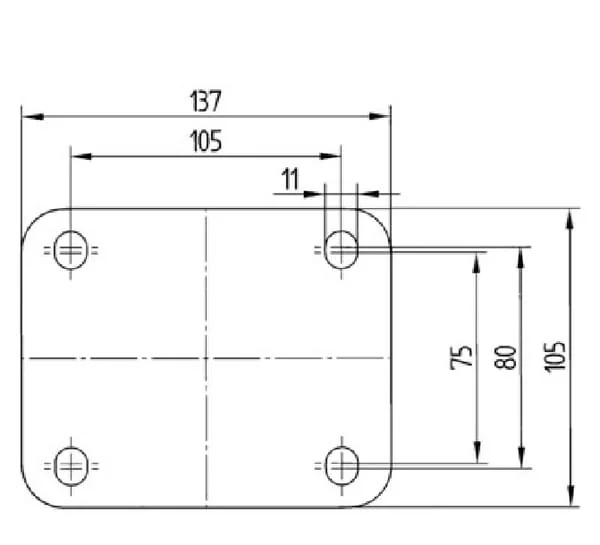 Tente - 3477UOR200P63 - Tente Swivel Casters with Polyamide Wheel