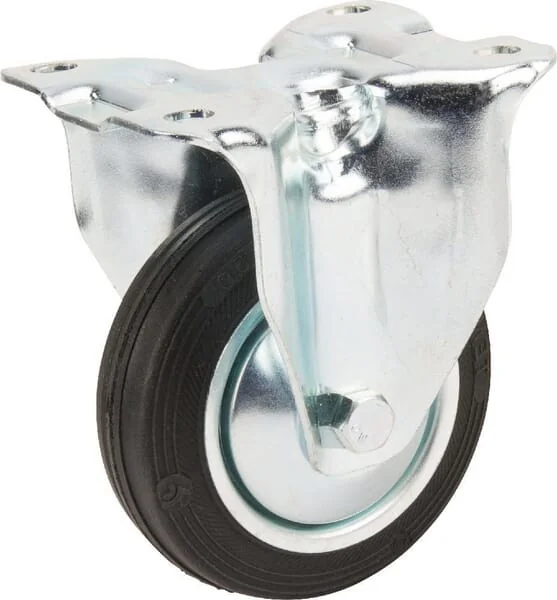 Tente - 3478DVJ125P62 - Tente Rigid Wheel with Black Rubber Tire