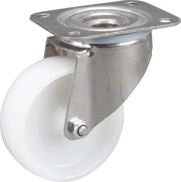 Tente - 8470UOO100P62 - Tente Stainless Steel Swivel Castors With Plastic Tread