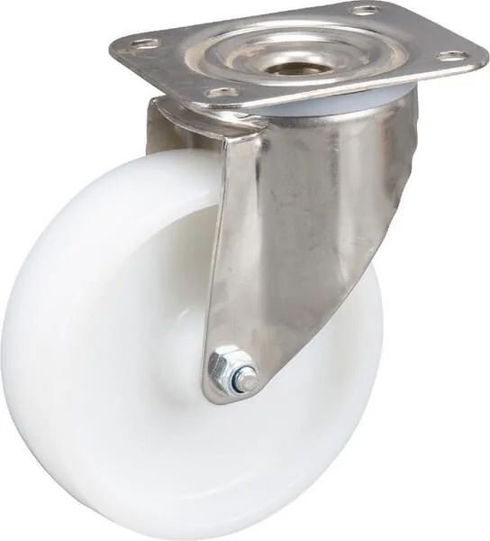 Tente - 8470UOO125P62 - Tente Stainless Steel Swivel Castors With Plastic Tread