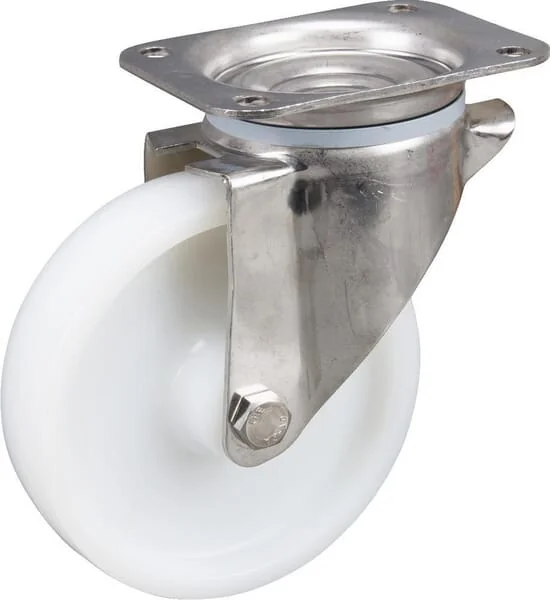 Tente - 8470UOO160P63 - Tente Stainless Steel Swivel Castors With Plastic Tread