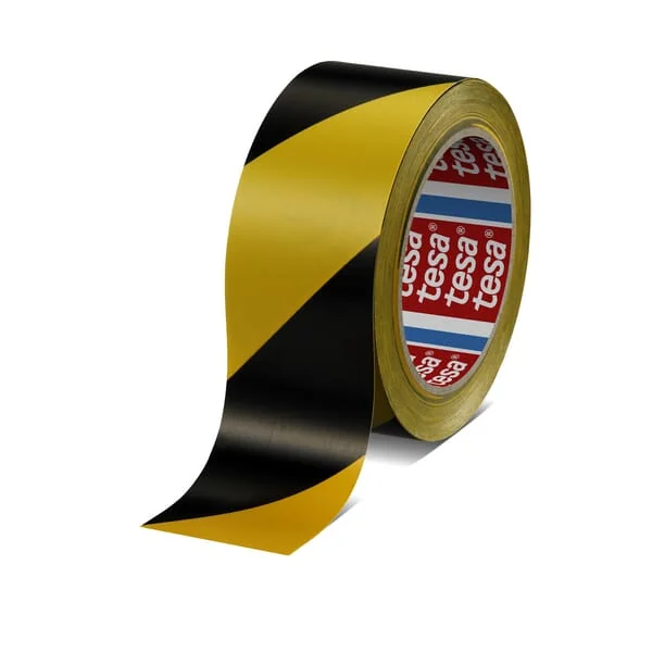 TESA - T607600008715 - Tape, Hazard Warning, Floor-Marking, Black/Yellow, 33m x 50mm TESA®
