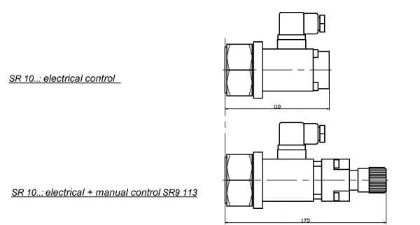 Till Hydraulik - SR102030012 - 3 Way Flow Control Valve