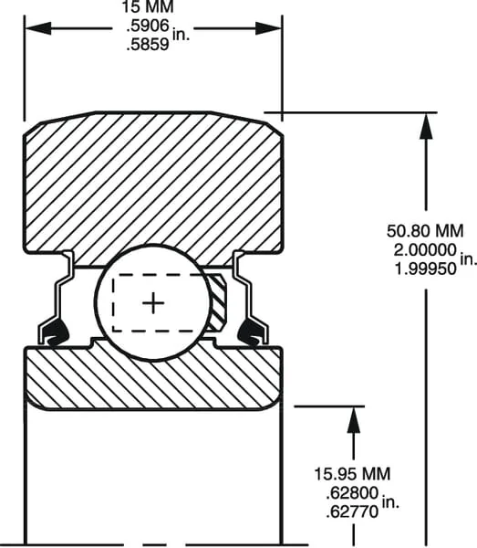 Timken - 203RR3 - Ball Bearing