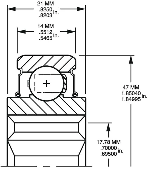 Timken - 204KRR2 - Ball Bearing
