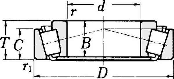 Timken - 32316M - Tapered Roller Bearing