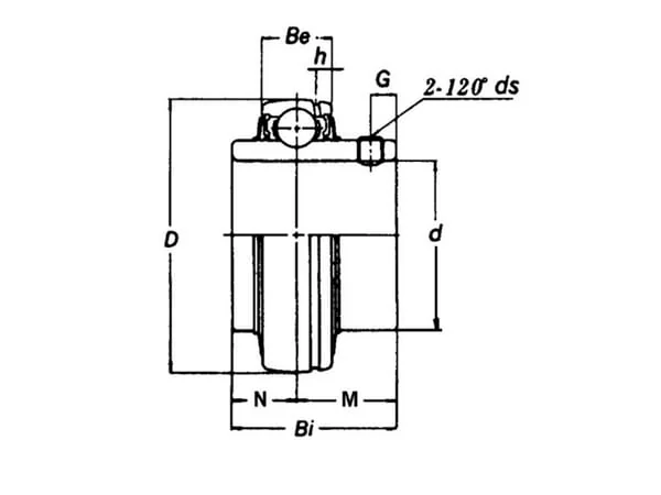 Timken - UC312 - Bearing Insert 60x130x36mm Timken