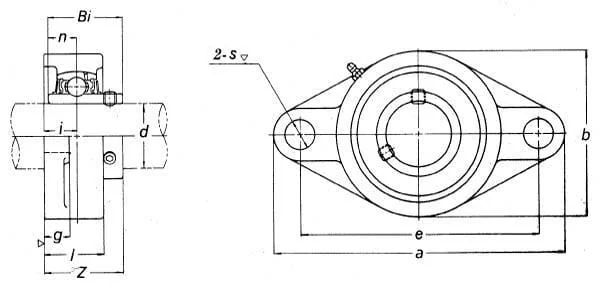 Timken - UCFL317 - Housing Unit UCFL