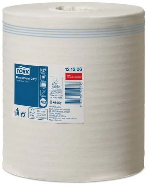 Tork - PM121206 - Paper Towel, White Roll, 20cm x 160m
