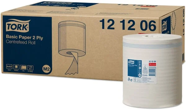 Tork - PM121206 - Paper Towel, White Roll, 20cm x 160m