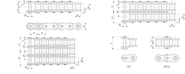 Tsubaki - RS1002V - Transition Link ANSI 100 Duplex