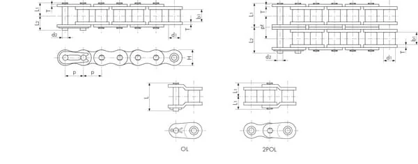 Tsubaki - RSD601VLAMBDA - Crank Link Lambda ASA 60
