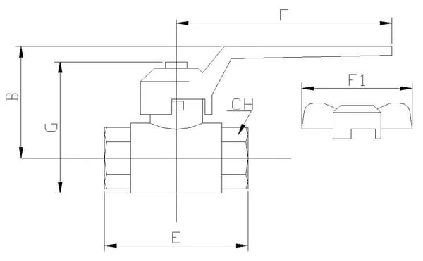 TVL - BVH1FB - Ball Valve BSP 1" HD