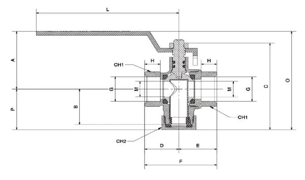 TVL - WK14012 - Ball Valve with Filter 1/2"