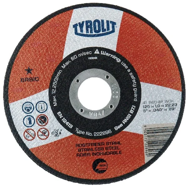 Tyrolit - 34332869 - Cutting Disc Basic 125x1.0x22.23