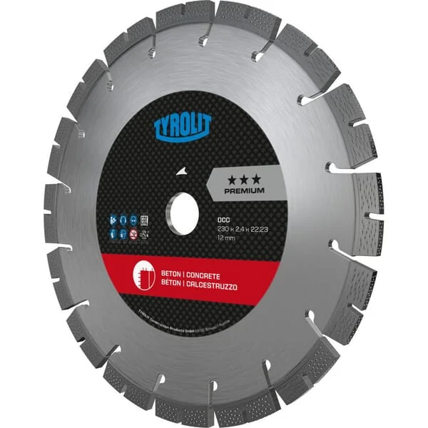 Tyrolit - 34468734 - C73W U3-10 Diamond Circular Saw C73W 230x2.6x22.23 DCCP3
