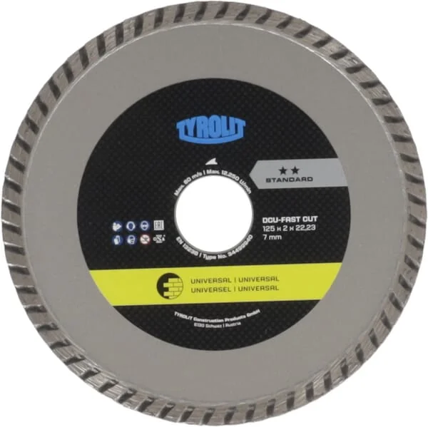 Tyrolit - 34499940 - Cutting Disc DCUS1 125mm