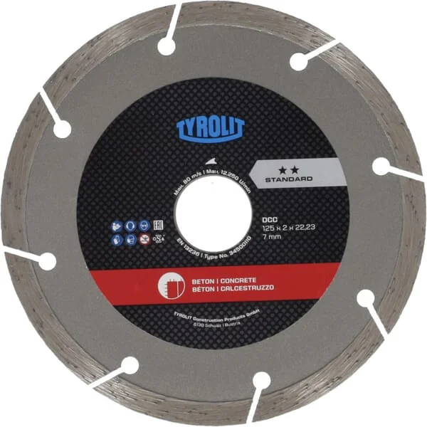 Tyrolit - 34500110 - Cutting Disc DCCS1 125mm