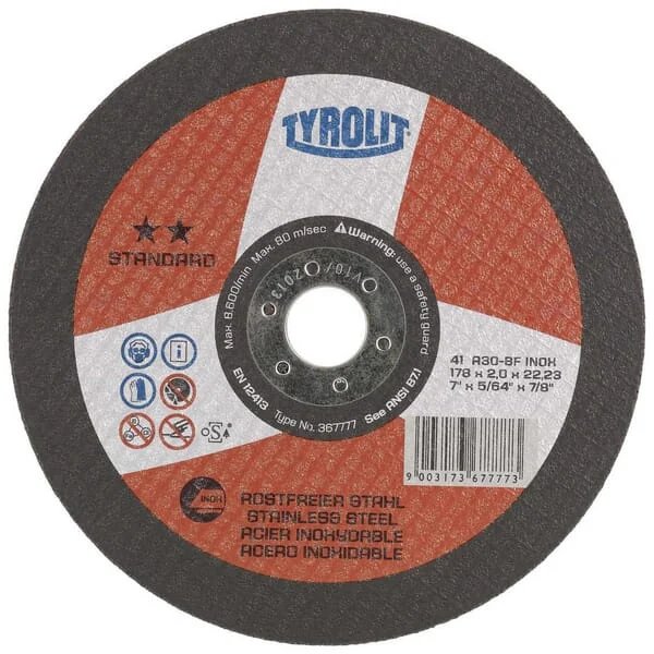 Tyrolit - 367577 - Cutting Disc SS 178x2.5