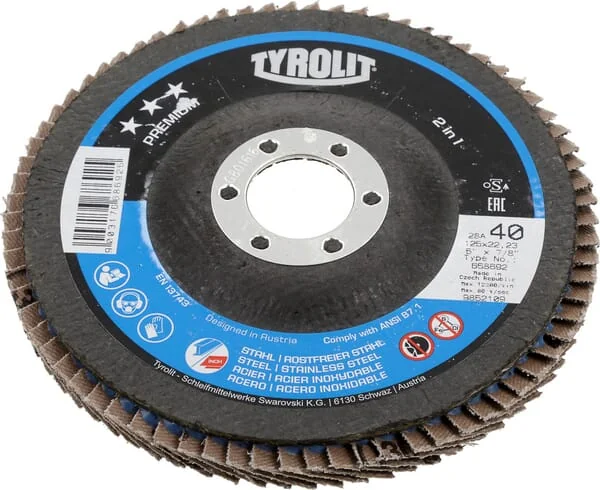 Tyrolit - K192205 - Flap Disc 125mm K40