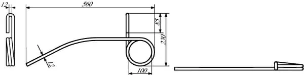 Väderstad - 306239 - Harrow Tine 12 mm