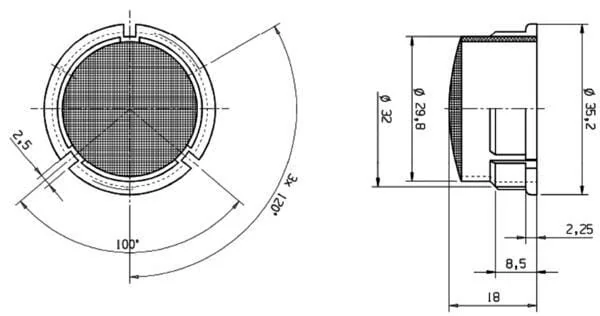 Valeo - 9910041 - Strainer Filter For Expansion Tank