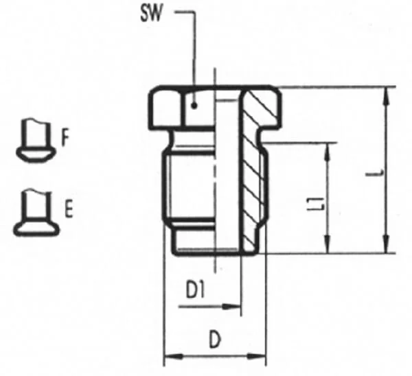 Valeo - 9910809 - Coupling M12x1 /6.3mm