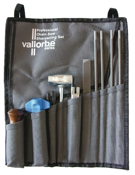 Vallorbe - LC7074532C - Sharpening Kit 5/32" 4.0mm, Round With Spark Plug Wrench
