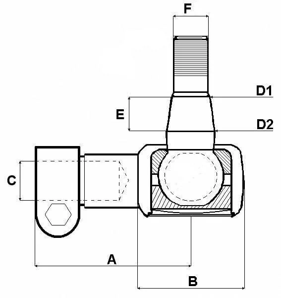 Vapormatic - AV100313 - Front Axle Tie Rod