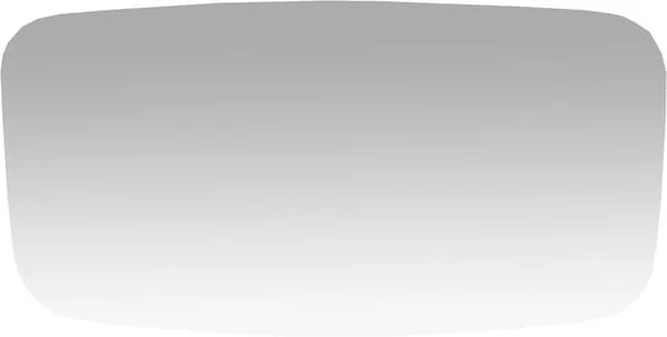 Vapormatic - VLD1078 - Mirror Glass 208x394mm Convex 5 Pack Vapormatic