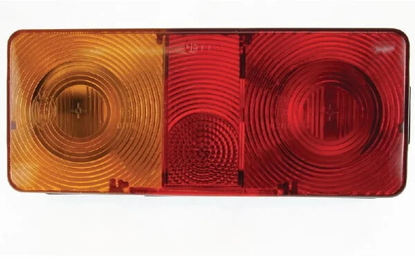 Vapormatic - VPM3731 - Rear Light Rectangular Amber/Red Bolt On Vapormatic