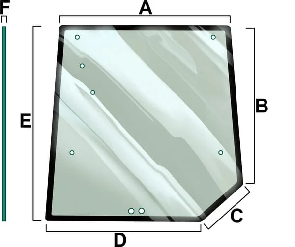 Vapormatic - VPM7363 - Rear Window Glass
