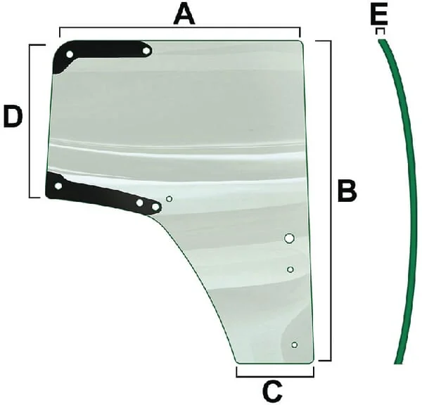 Vapormatic - VPM7469 - Right Door Glass