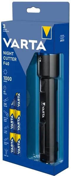 VARTA Consumer Batteries - VT18902 - Torch Night Cutter F40