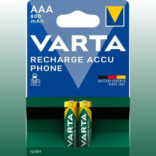 Varta - VT58398 - Batteria AAA Phonepower T398 (2 pezzi)