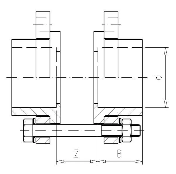 VDL - KIT110 - VDL Valve Set 110x110 / DN100