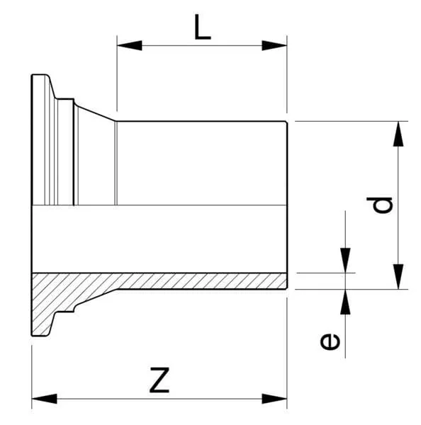 VdL - KS02040PE11 - PE Connect. For Ball 20mm SDR11