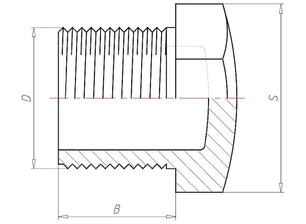 VdL - V345045 - Plug 3/4"