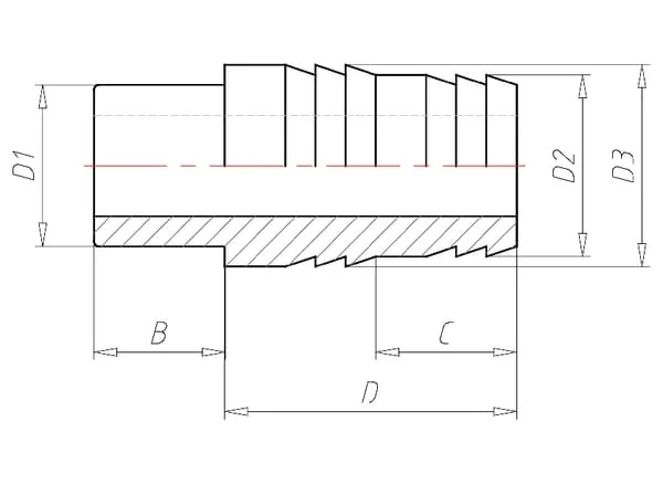 VdL - V357020 - Hose Mender 20 x 20 Glue
