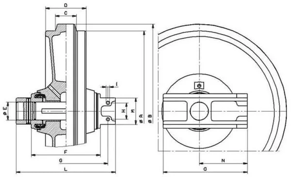 VemaTRACK - UP3742066 - Front Wheel
