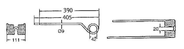 Vicon - VGPZ340E - Rotary Tine CW Original PZ