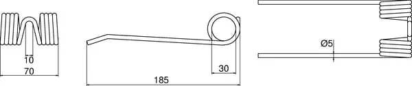 Vicon - VGPZ388 - Pick-Up Tine Original