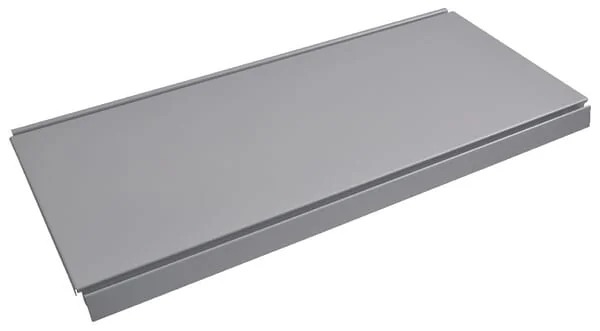 Vika - 57240630X - Shelf 30x66.5 cm White/Aluminium